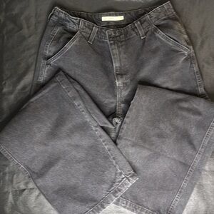 94 Baggy sz 29 black denim cargo style jeans